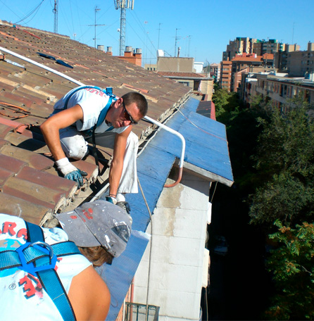 Mantenimiento y rehabilitación de tejados en Zaragoza